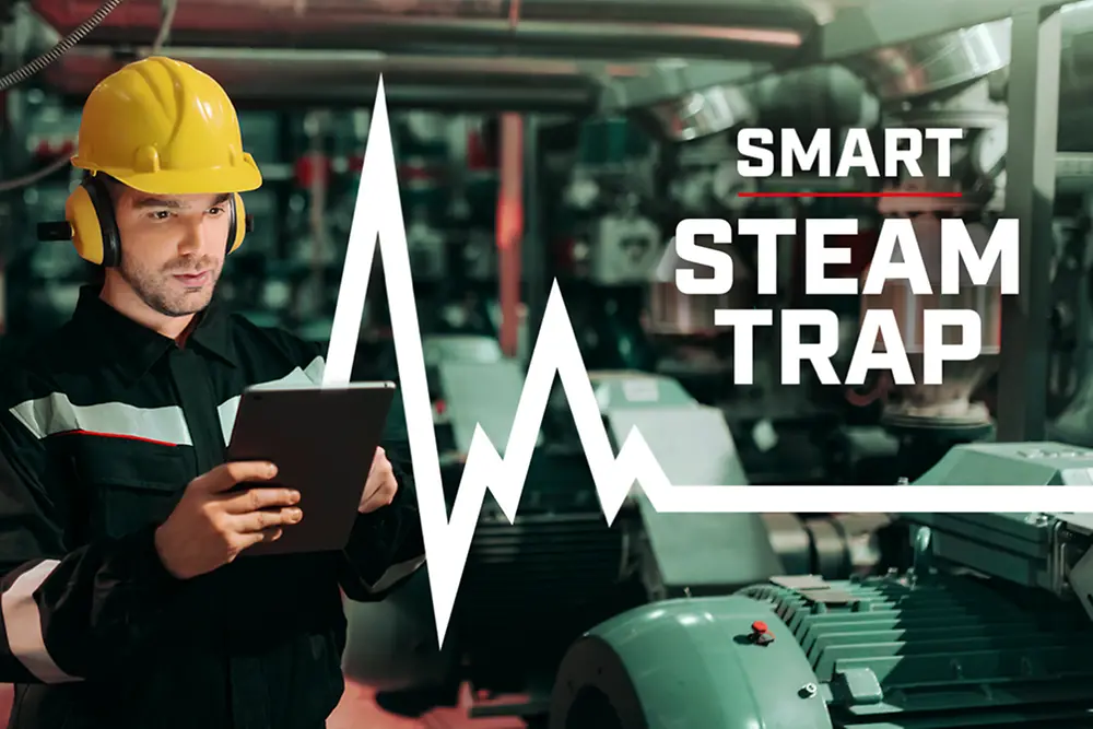 Loctite Pulse Smart Steam Trap, técnico de processos de manutenção em uma planta 