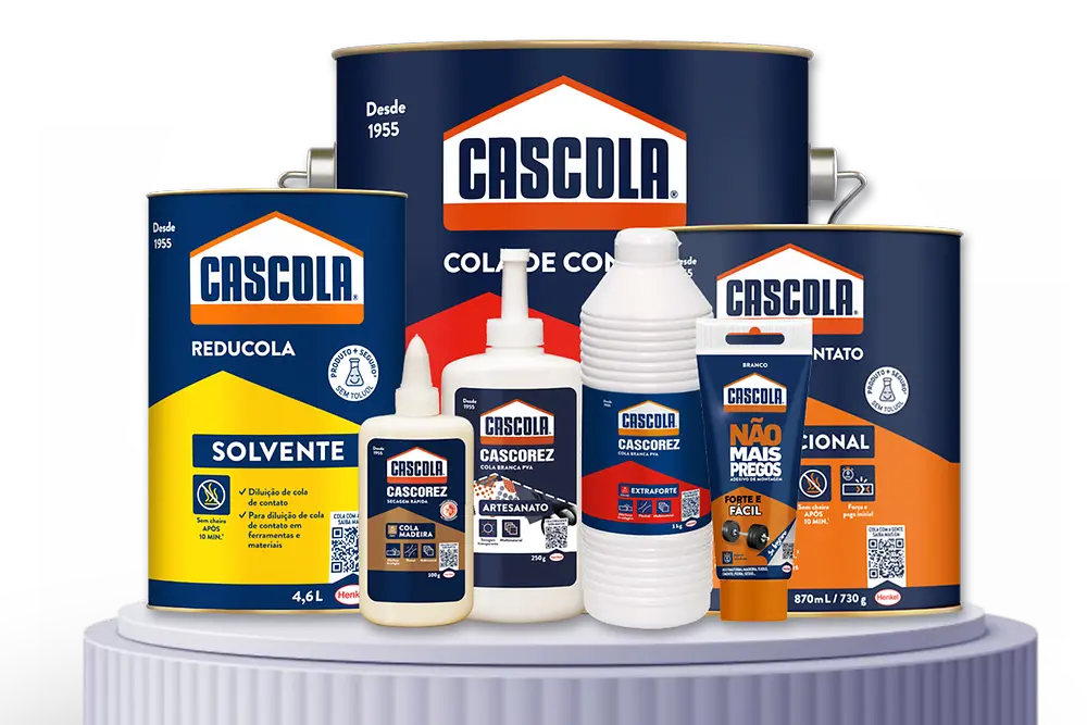 Novos produtos da Cascola na linha de silicone e selantes