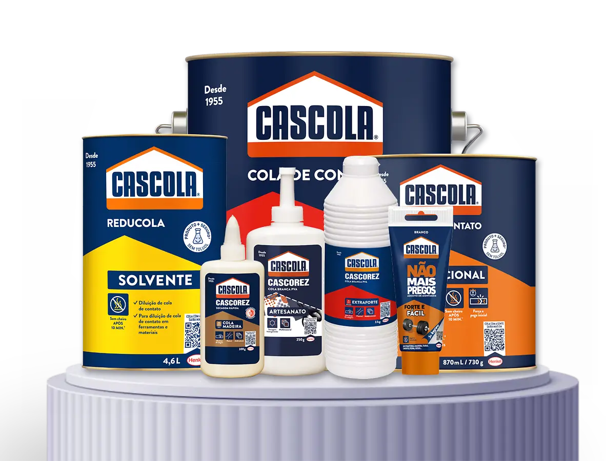 Novos produtos da Cascola na linha de silicone e selantes
