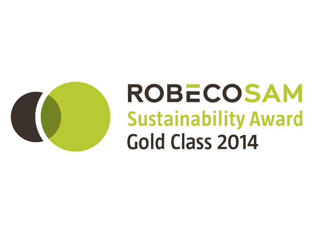 

RobecoSAM Gold Class Award 2014