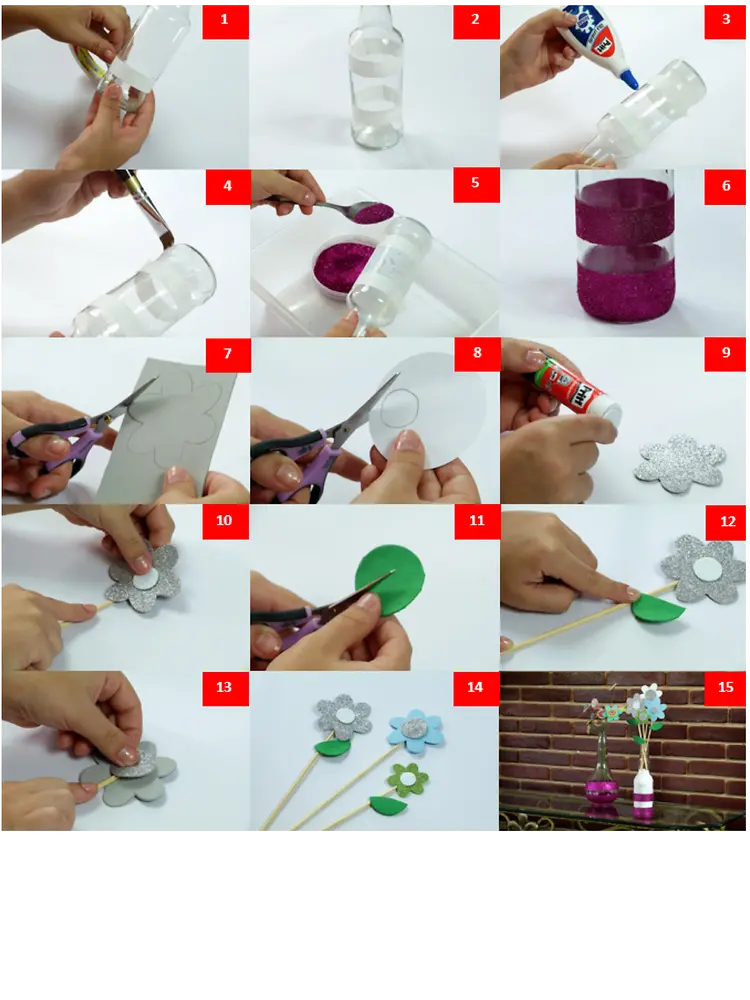 Vaso decorativo passos
