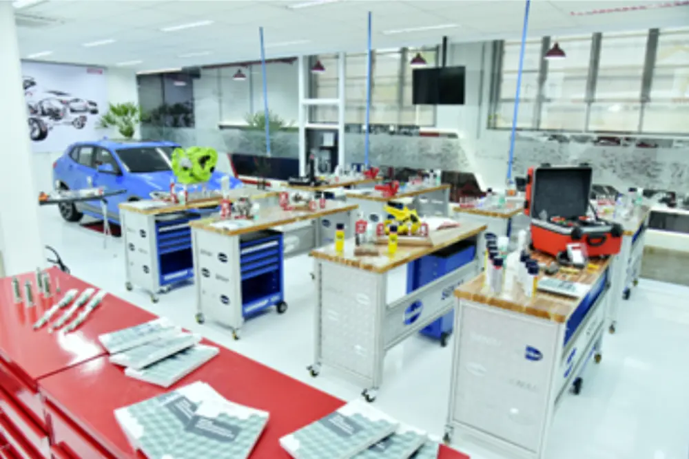 Imagem interna do novo Centro de Treinamento.
